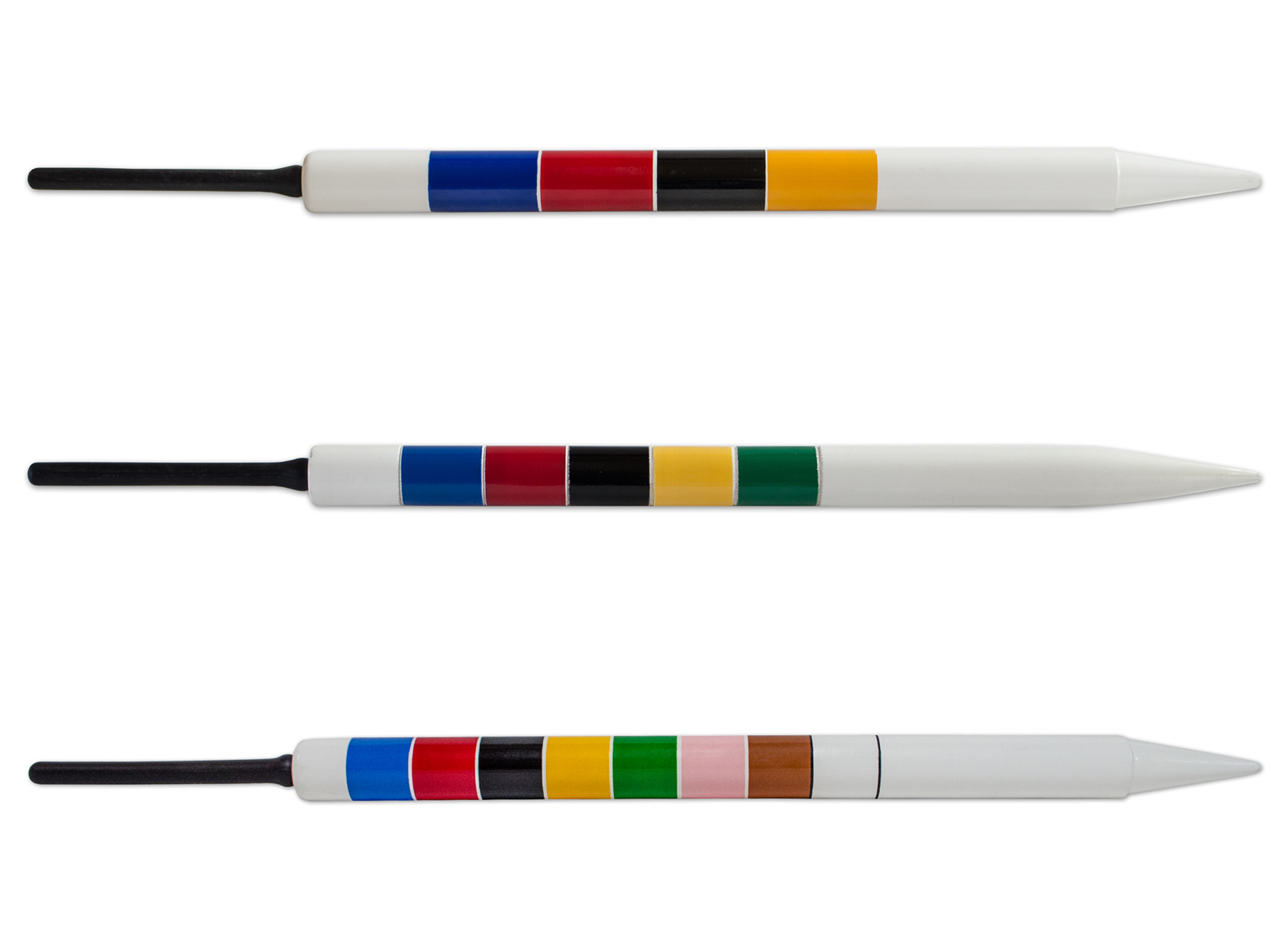 Croquet Centre Pegs (4, 6 or 8 Colours) Wood Mallets