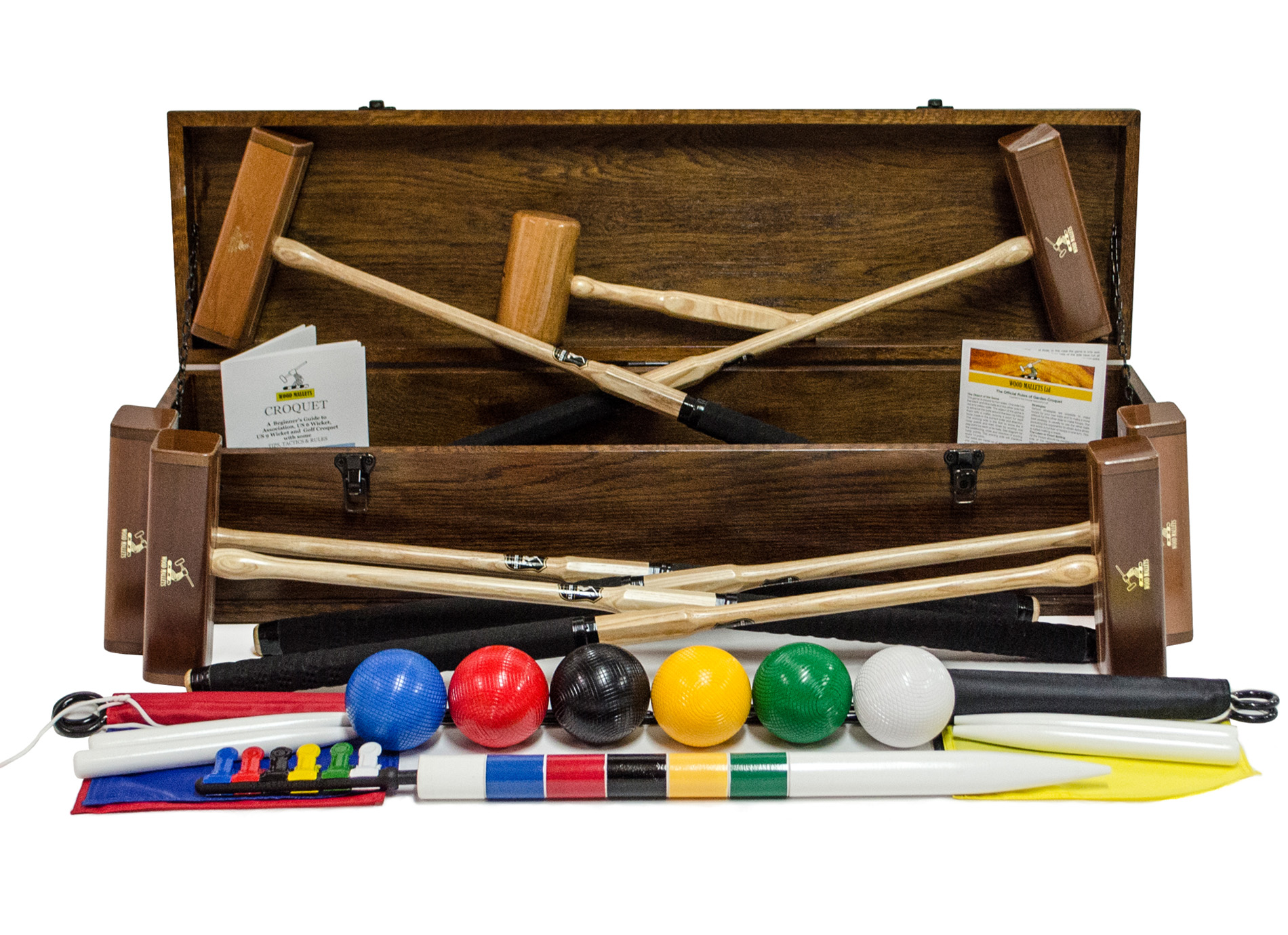 Signature Croquet Set (6 Player) Wood Mallets