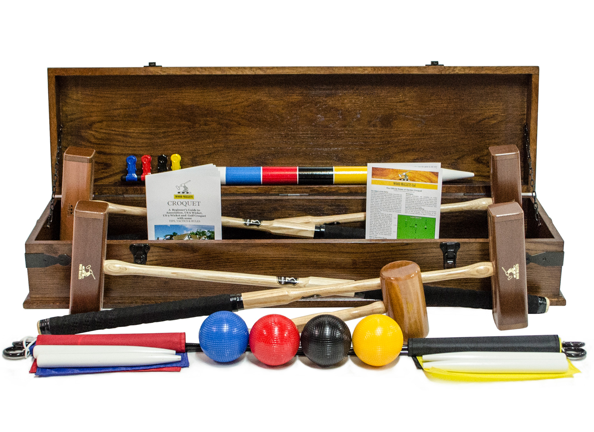 Signature Croquet Set (4 Player) Wood Mallets