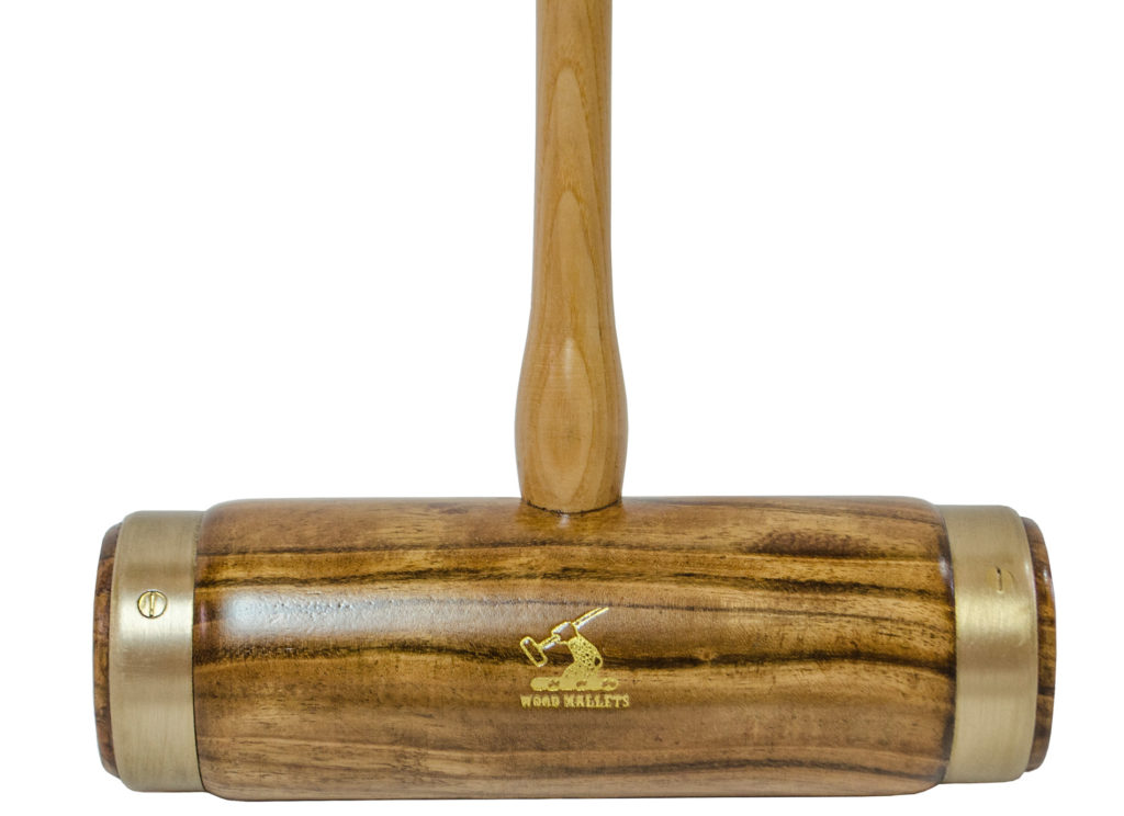 Hurlingham Croquet Mallet (Brass bound head) - Wood Mallets