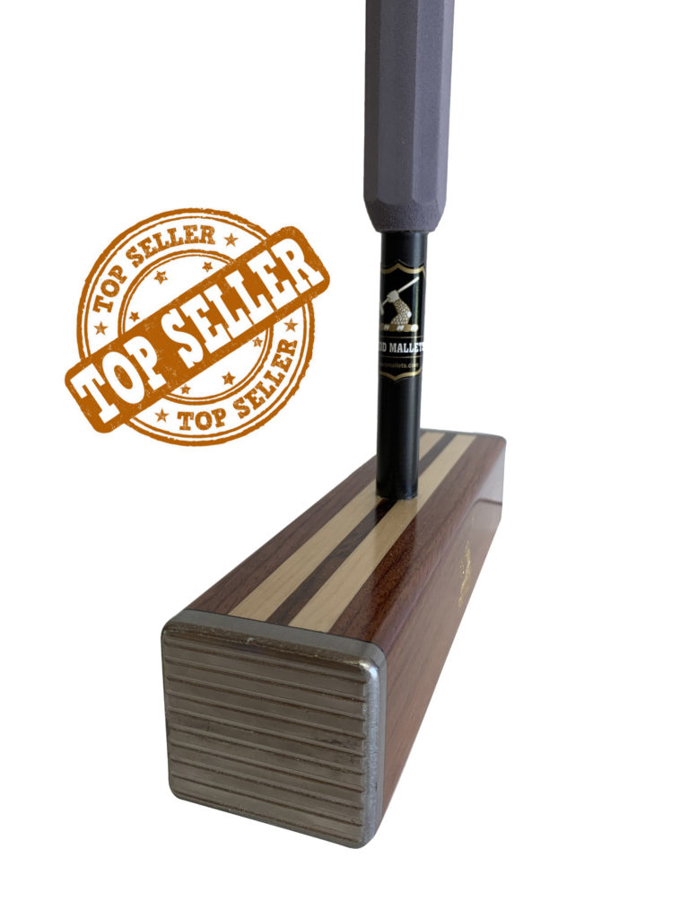 Evolution Croquet Mallet (Carbon shaft, stainless end plates) Wood