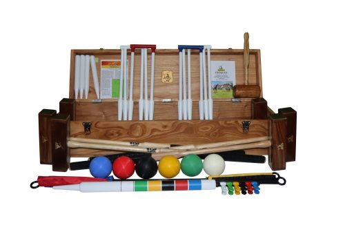 Signature Croquet Set (4 Player) - Wood Mallets